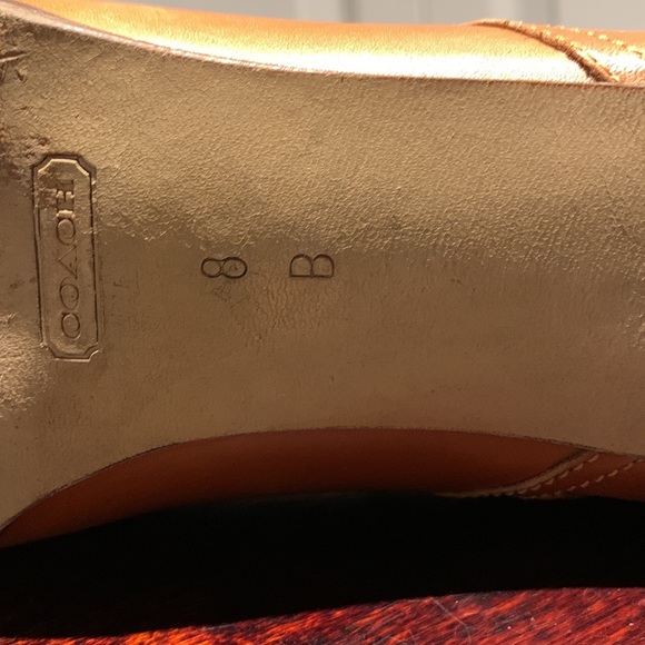 Coach. Italian booties. Leather size 8 - Picture 4 of 5
